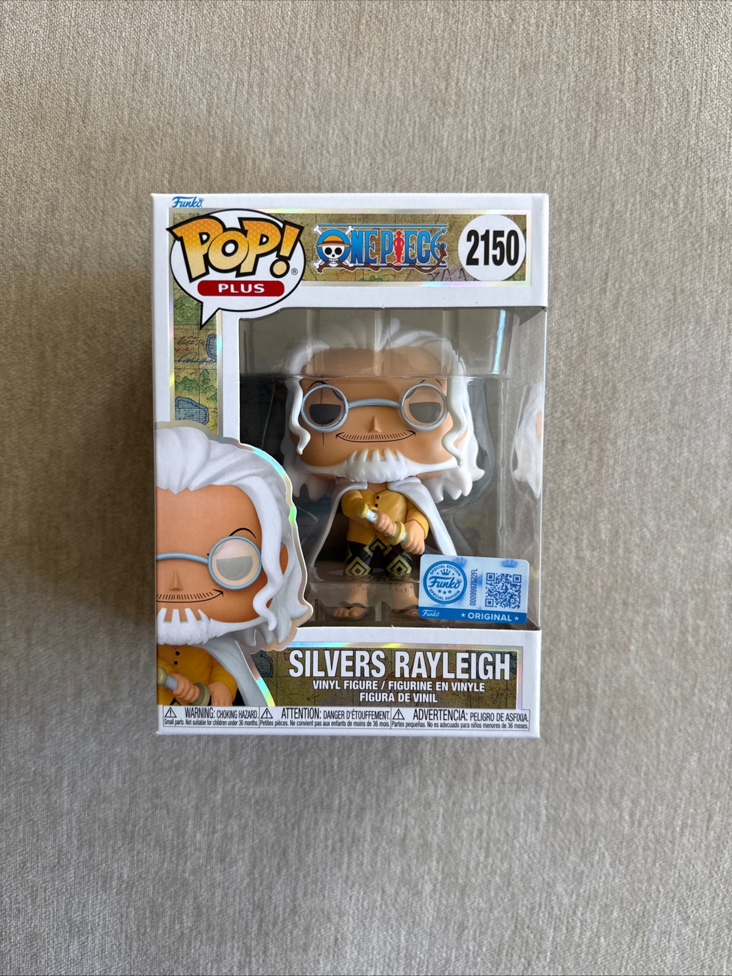 ONE PIECE: SILVERS RAYLIEGH (EXCLUSIVE) VINYL FIGURE #2150