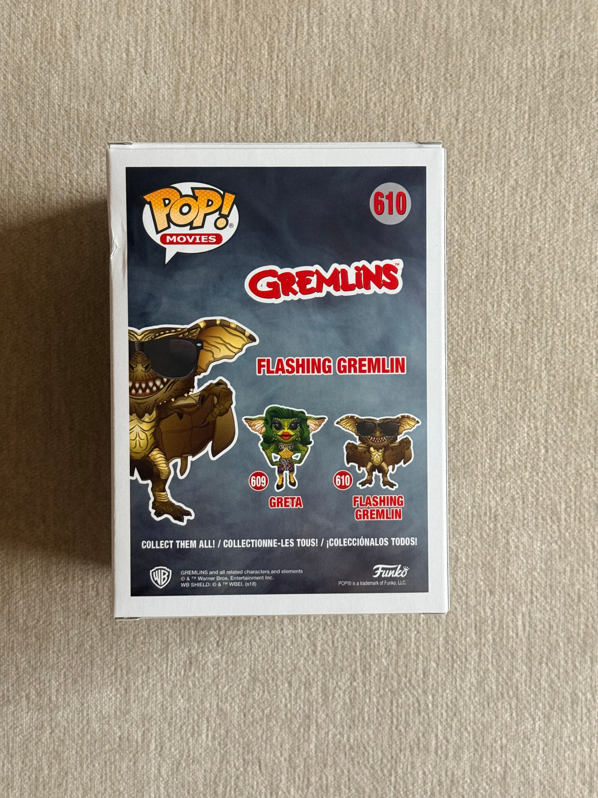 GREMLINS: FLASHING GREMLIN VINYL FIGURE #610