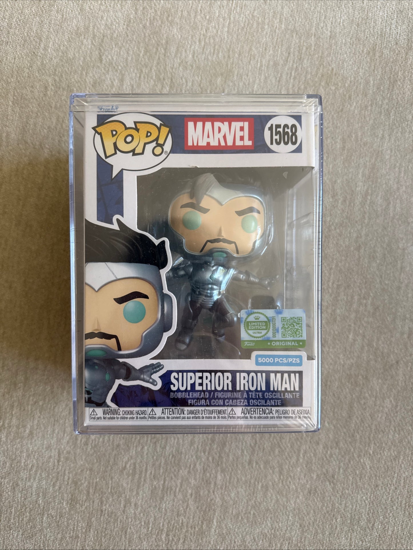 MARVEL: SUPERIOR IRON MAN (5,000 PCS LIMITED) VINYL FIGURE #1568