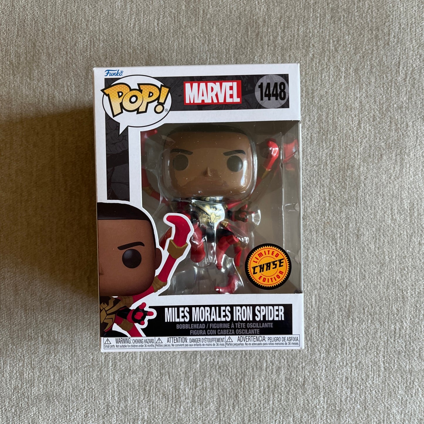 MILES MORALES IRON SPIDER (CHASE) POP! VINYL FIGURE #1448