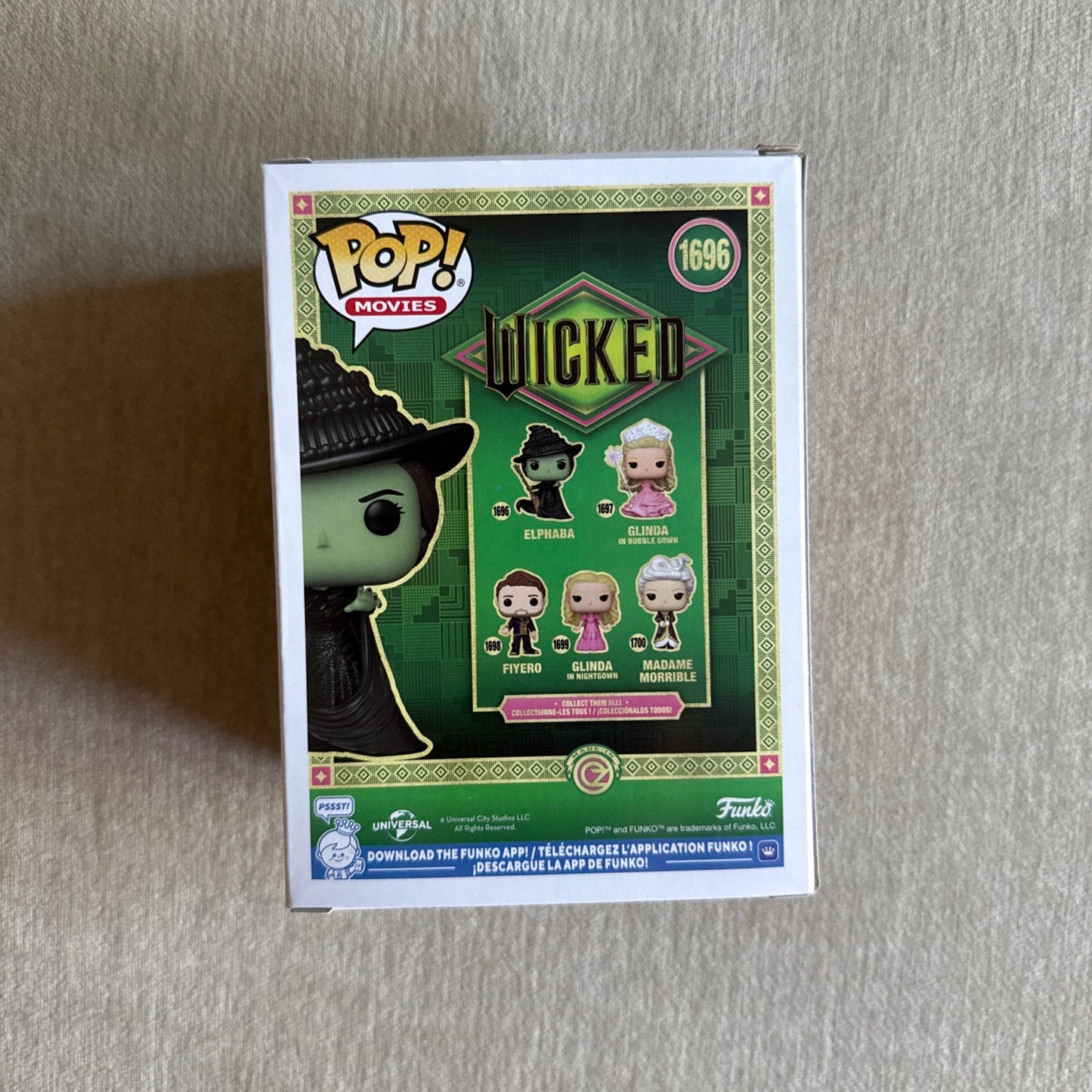 WICKED: ELPHABA (GLITTER) (EXCLUSIVE) VINYL FIGURE #1696