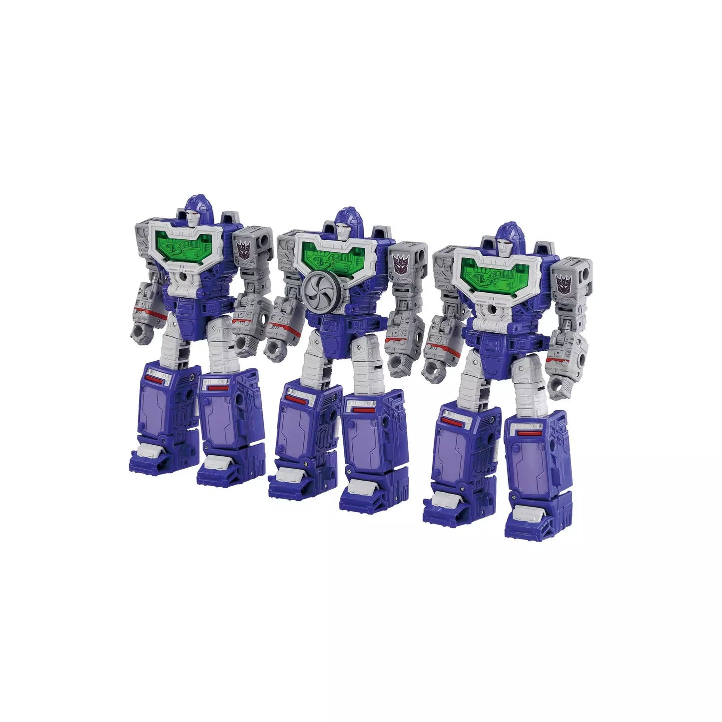 TRANSFORMERS TAKARA TOMY DRAMATIC CAPTURE SERIES DCS-5 DECEPTICONS PART 1 REFLECTOR AND THUNDERCRACKER SET