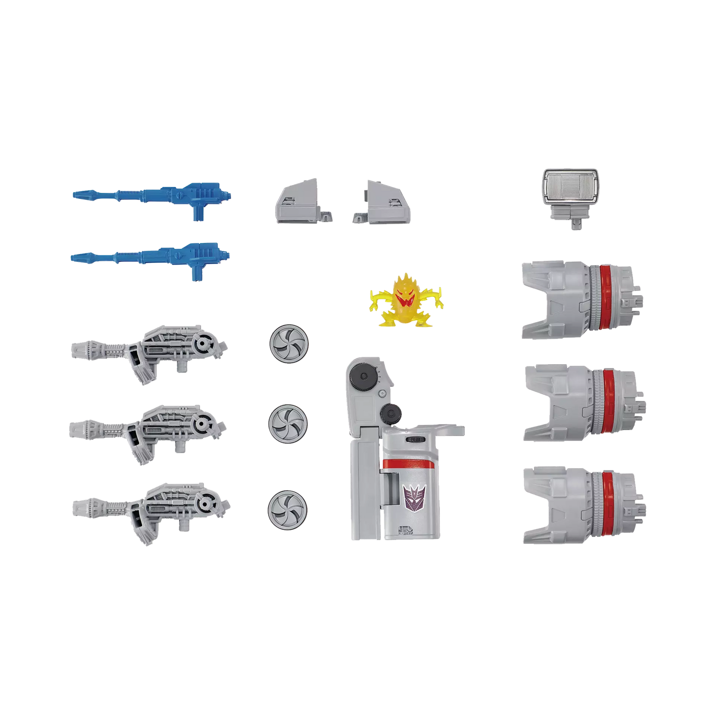 TRANSFORMERS TAKARA TOMY DRAMATIC CAPTURE SERIES DCS-5 DECEPTICONS PART 1 REFLECTOR AND THUNDERCRACKER SET