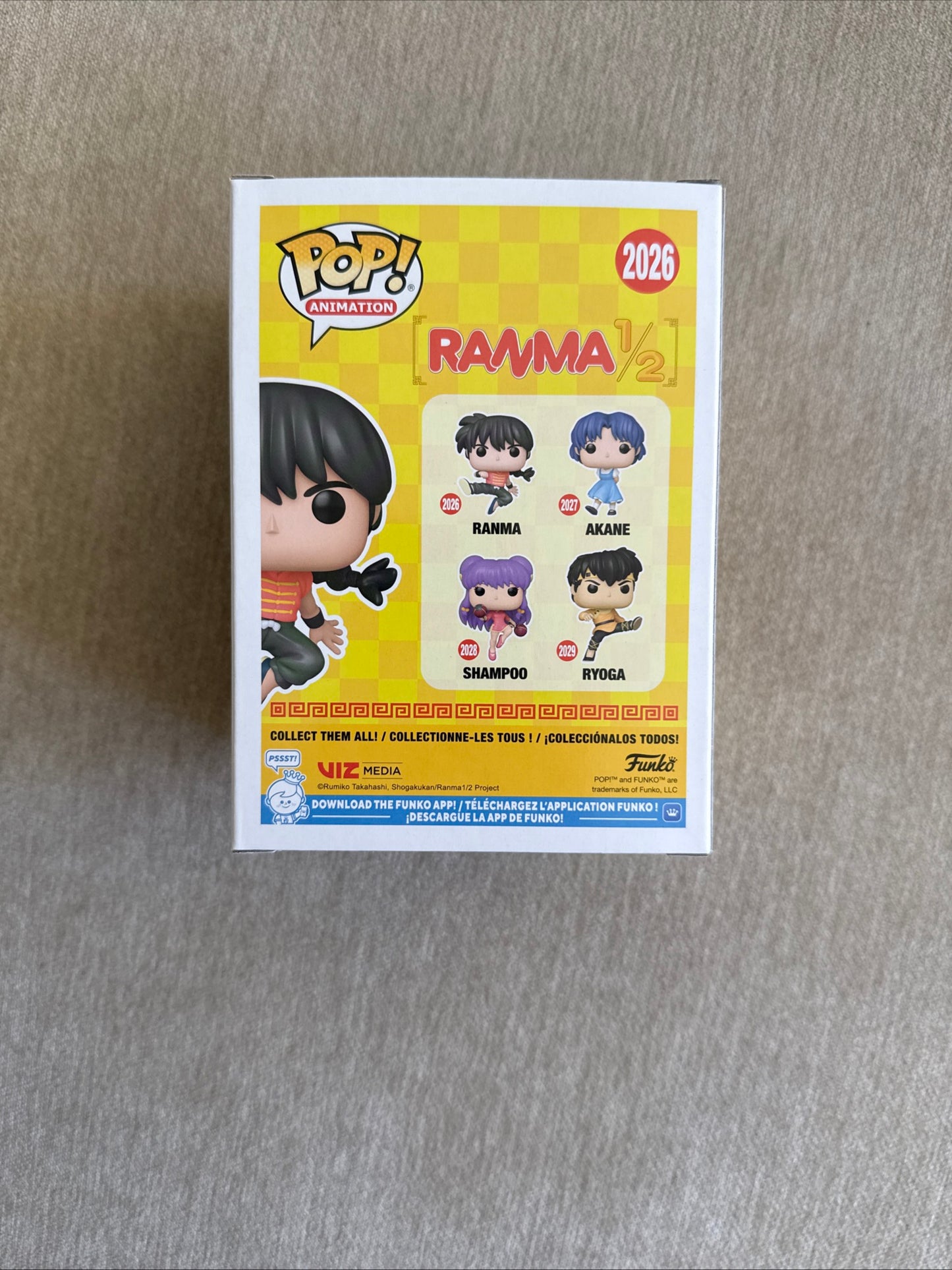 RANMA 1/2 RANMA VINYL FIGURE #2026