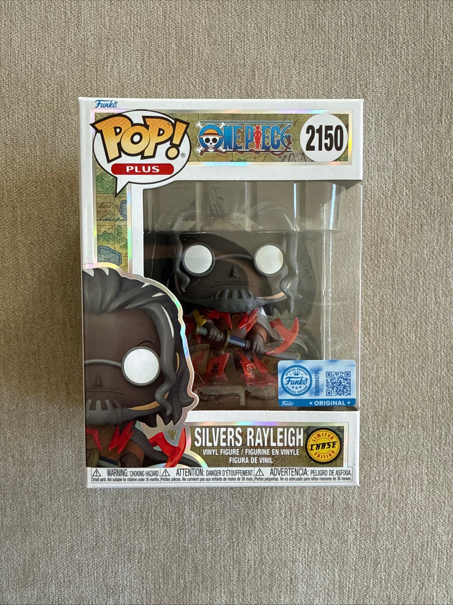 ONE PIECE: SILVERS RAYLIEGH (CHASE) (EXCLUSIVE) VINYL FIGURE #2150