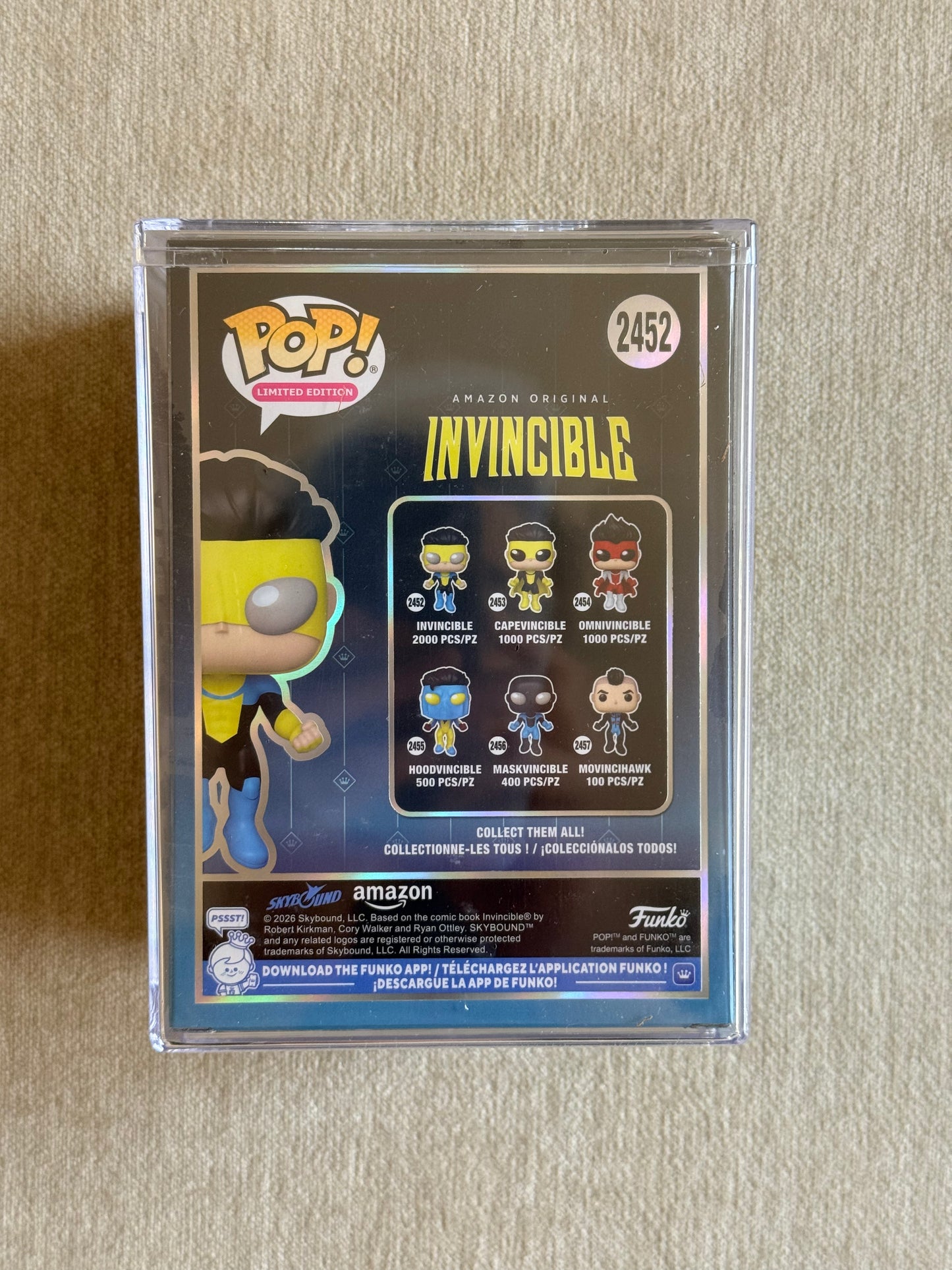 INVINCIBLE: INVINCIBLE (FLOATING) (2,000 PCS LIMITED) VINYL FIGURE #2452