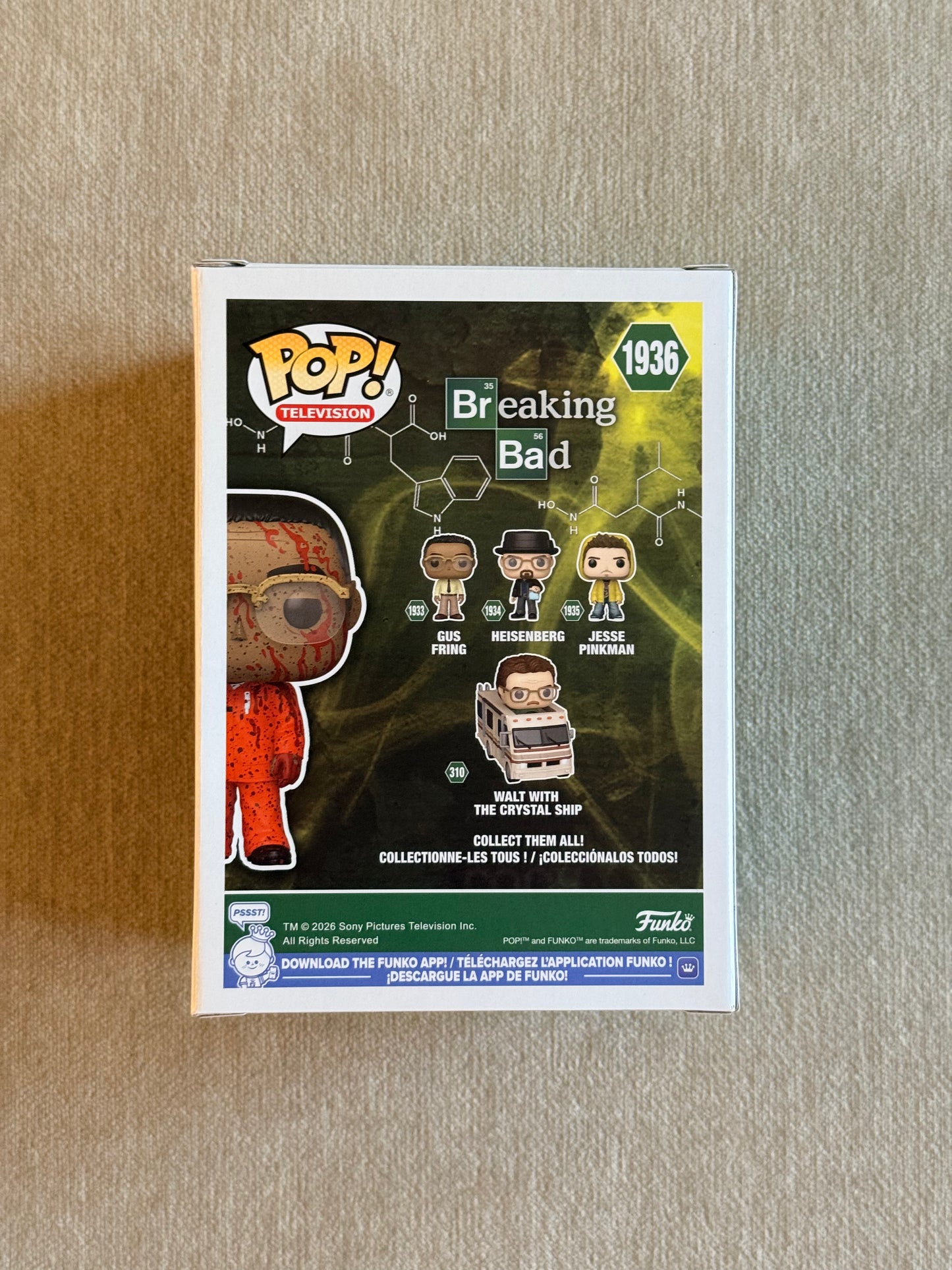BREAKING BAD: GUS FRING (BLOODY) (EXCLUSIVE) VINYL FIGURE #1936