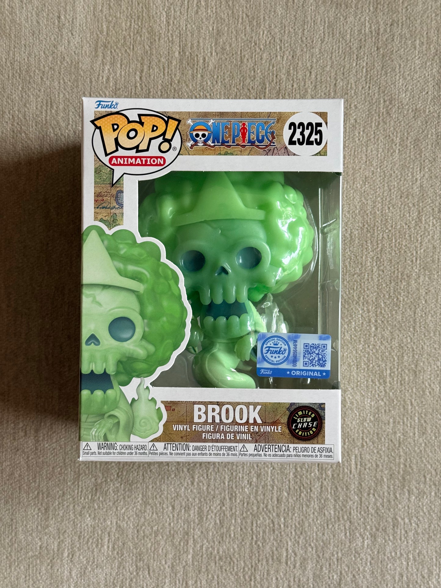ONE PIECE: BROOK (GLOW-IN-THE-DARK) (EXCLUSIVE) VINYL FIGURE #2325