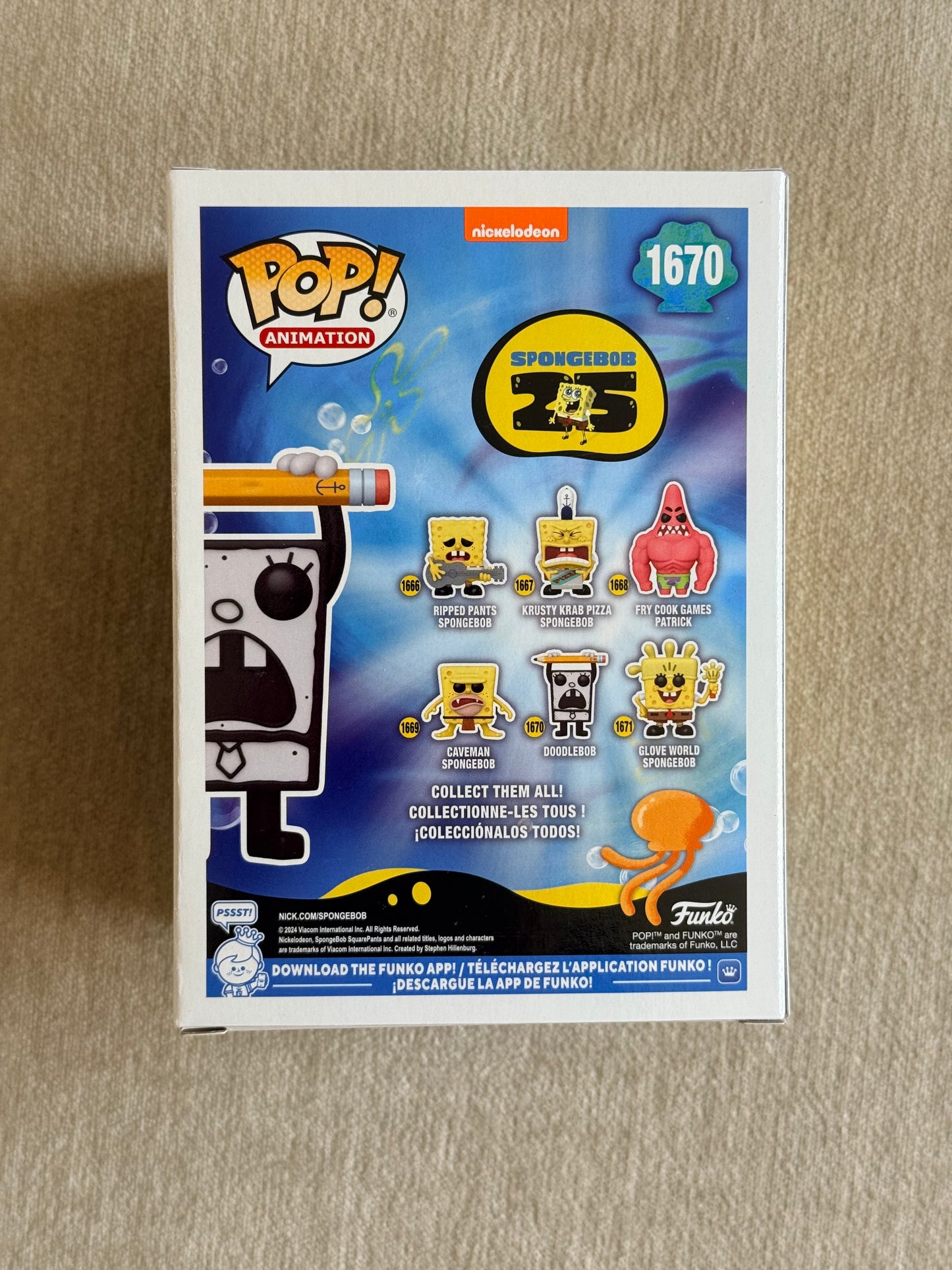 SPONGEBOB SQUAREPANTS: DOODLEBOB VINYL FIGURE #1670