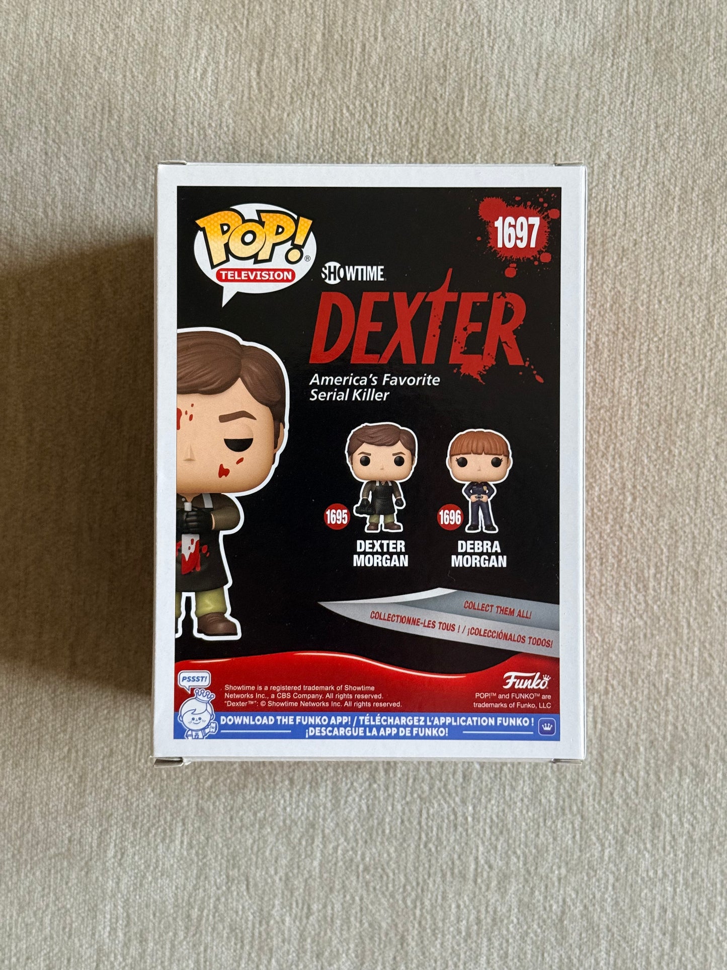 DEXTER: DEXTER MORGAN (BLOODY) (EXCLUSIVE) VINYL FIGURE #1697