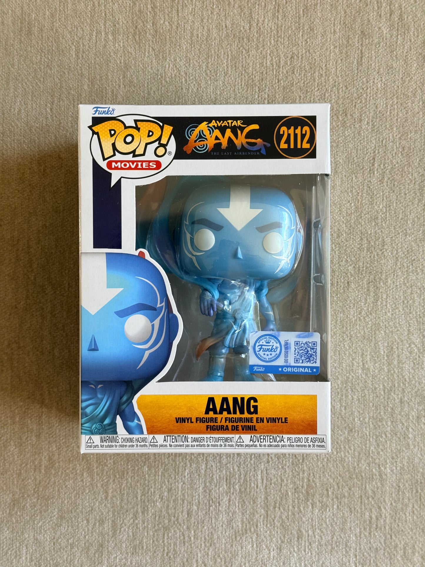 AVATAR AANG: THE LAST AIRBENDER AANG (AVATAR STATE) (EXCLUSIVE) VINYL FIGURE #2112