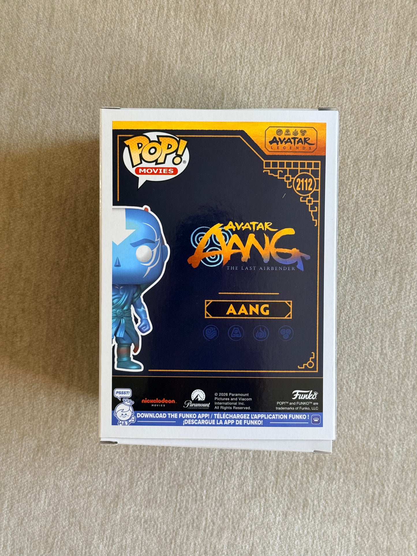 AVATAR AANG: THE LAST AIRBENDER AANG (AVATAR STATE) (EXCLUSIVE) VINYL FIGURE #2112