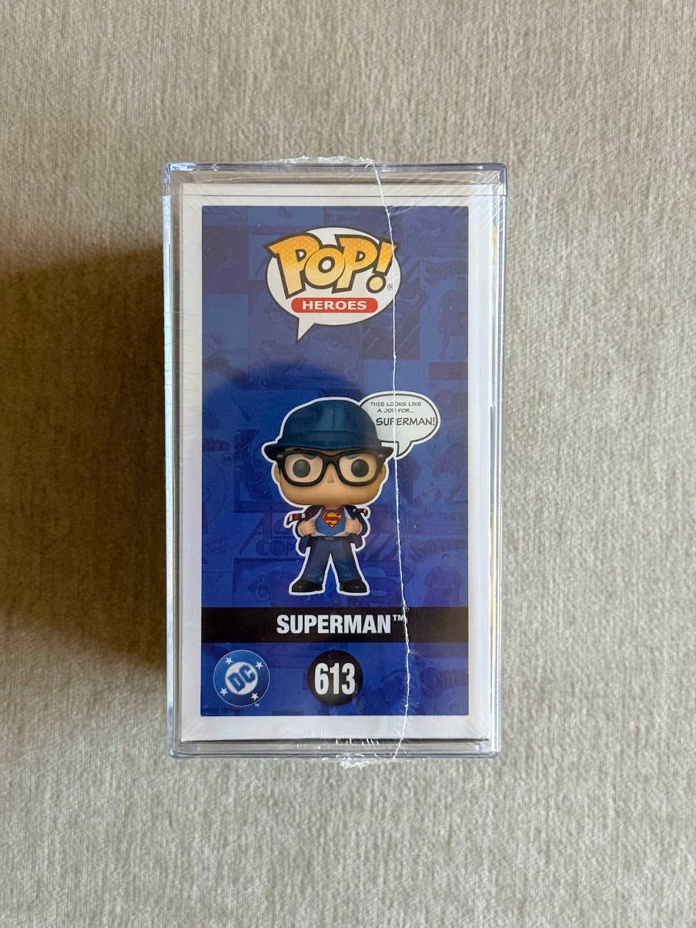 DC COMICS: SUPERMAN (THIS LOOKS LIKE A JOB FOR) ECCC (1,500 PCS LIMITED) VINYL FIGURE #613