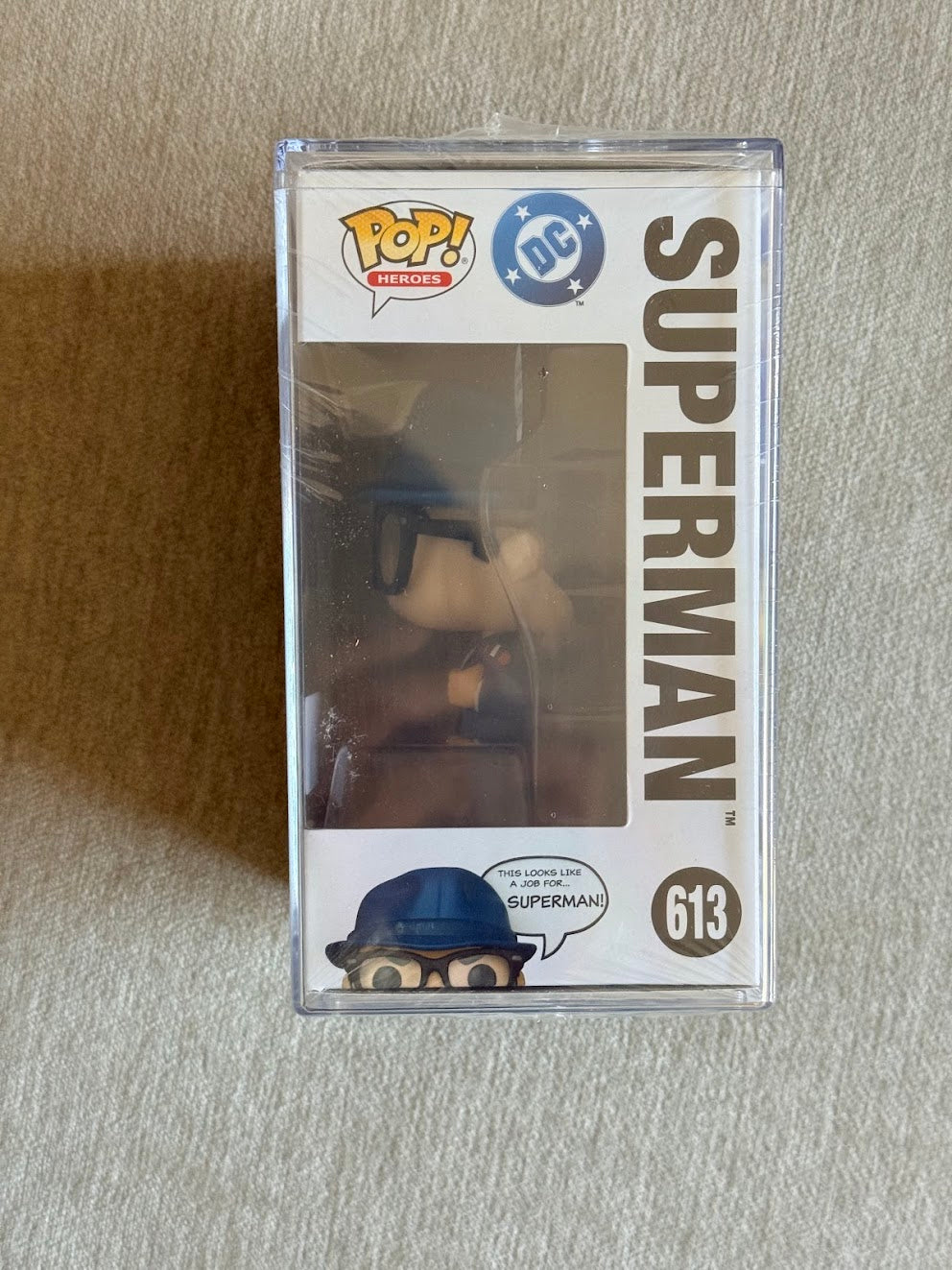 DC COMICS: SUPERMAN (THIS LOOKS LIKE A JOB FOR) ECCC (1,500 PCS LIMITED) VINYL FIGURE #613