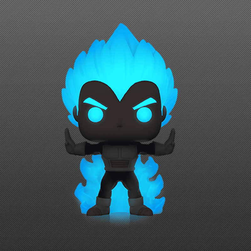 DRAGON BALL Z: VEGETA (POWERING UP) (GLOW-IN-THE-DARK) (EXCLUSIVE) VINYL FIGURE #713
