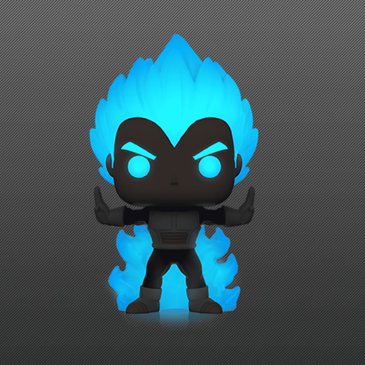 DRAGON BALL Z: VEGETA (POWERING UP) (GLOW-IN-THE-DARK) (EXCLUSIVE) VINYL FIGURE #713