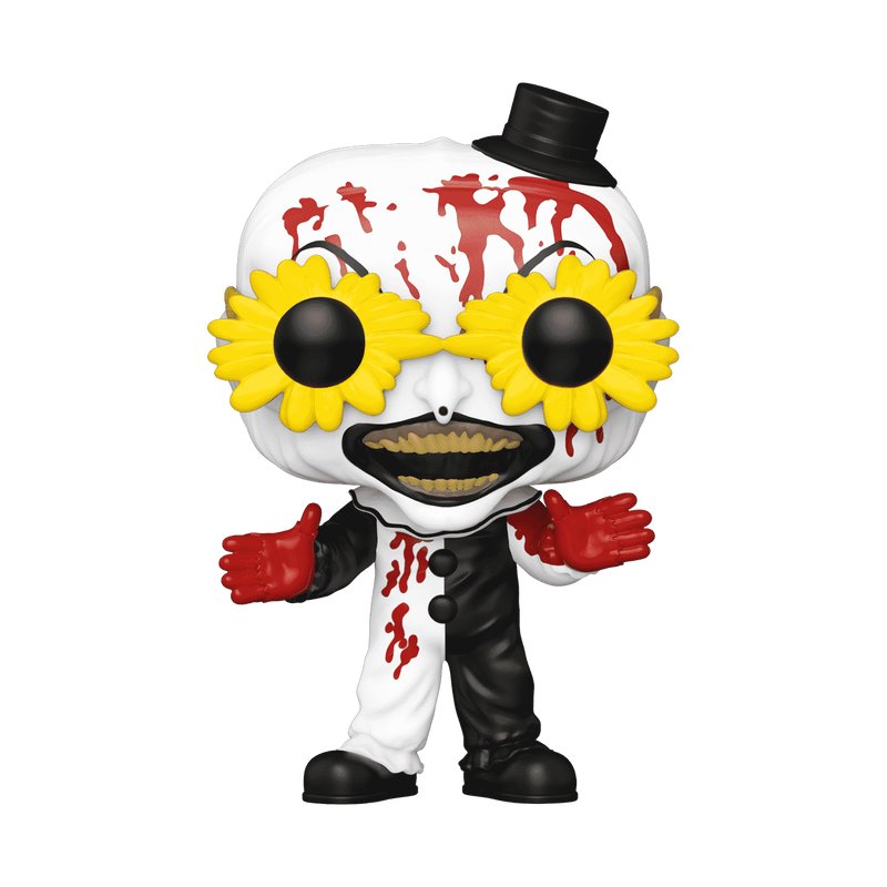 TERRIFIER: ART THE CLOWN WITH GLASSES (CHASE) (EXCLUSIVE) VINYL FIGURE #1593