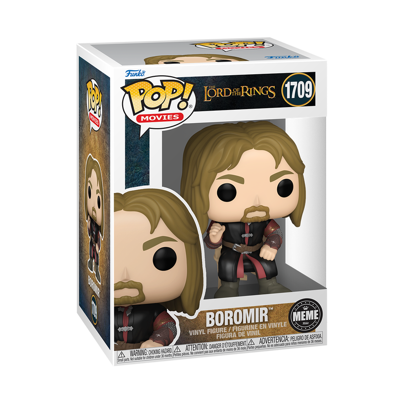 THE LORD OF THE RINGS: BOROMIR (ONE DOES NOT SIMPLY MEME) VINYL FIGURE #1709 PROTOTYPE