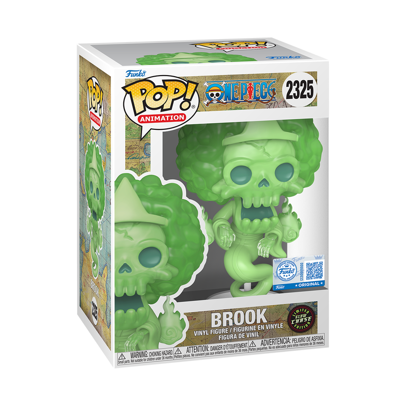 ONE PIECE: BROOK (GLOW-IN-THE-DARK) (EXCLUSIVE) VINYL FIGURE #2325