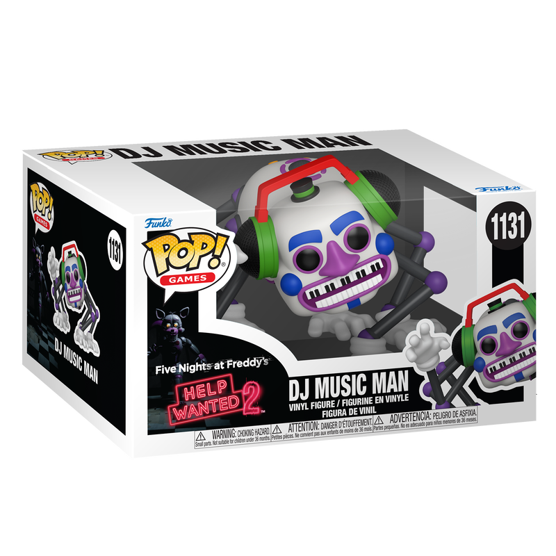 FIVE NIGHTS AT FREDDY'S: DJ MUSIC MAN (HELP WANTED 2) VINYL FIGURE #1131