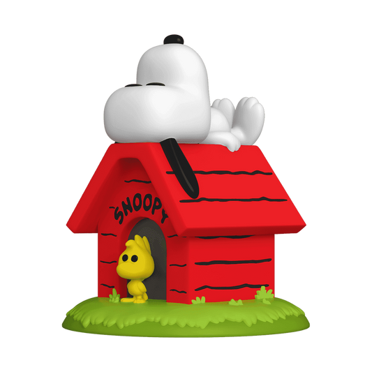 PEANUTS: SNOOPY & WOODSTOCK WITH DOGHOUSE VINYL FIGURE #856