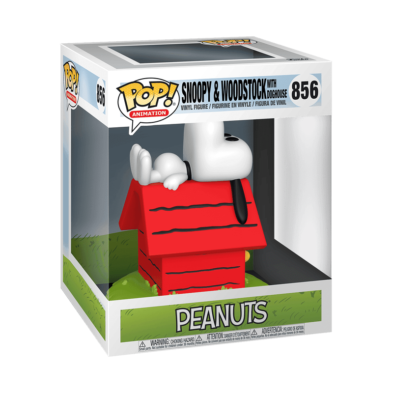 PEANUTS: SNOOPY & WOODSTOCK WITH DOGHOUSE VINYL FIGURE #856