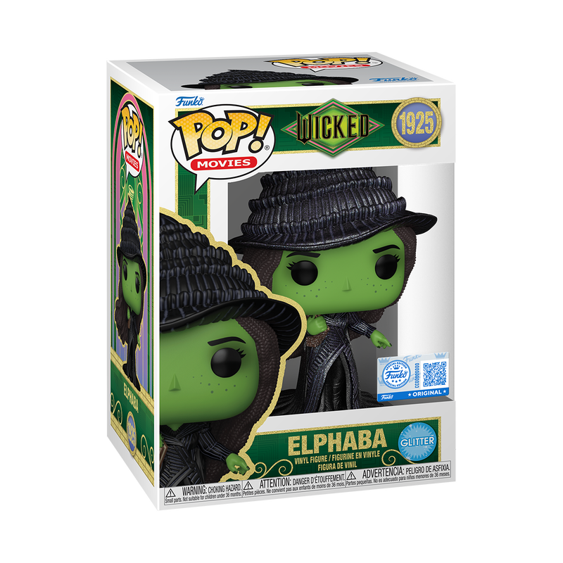 WICKED: ELPHABA WITH GRIMMERIE (GLITTER) (EXCLUSIVE) VINYL FIGURE #1295