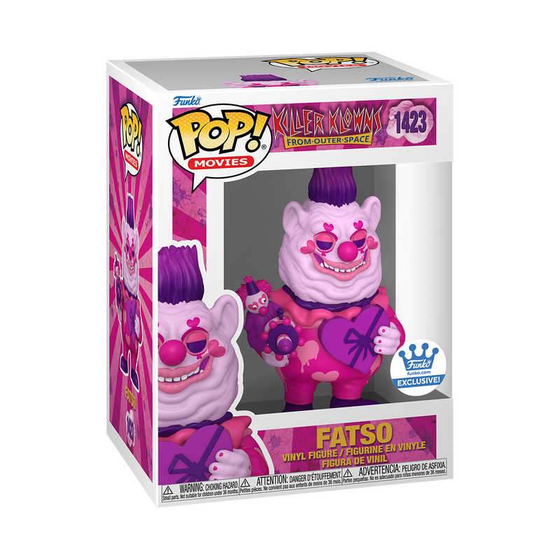 KILLER KLOWNS FROM OUTER SPACE: FATSO WITH HEART BOX (VALENTINE) (EXCLUSIVE) VINYL FIGURE #1423