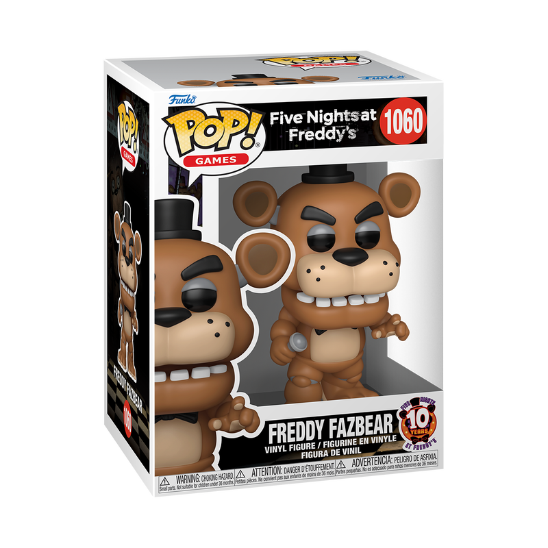 FIVE NIGHTS AT FREDDY'S: FREDDY FAZBEAR (10TH ANNIVERSARY) VINYL FIGURE #1060