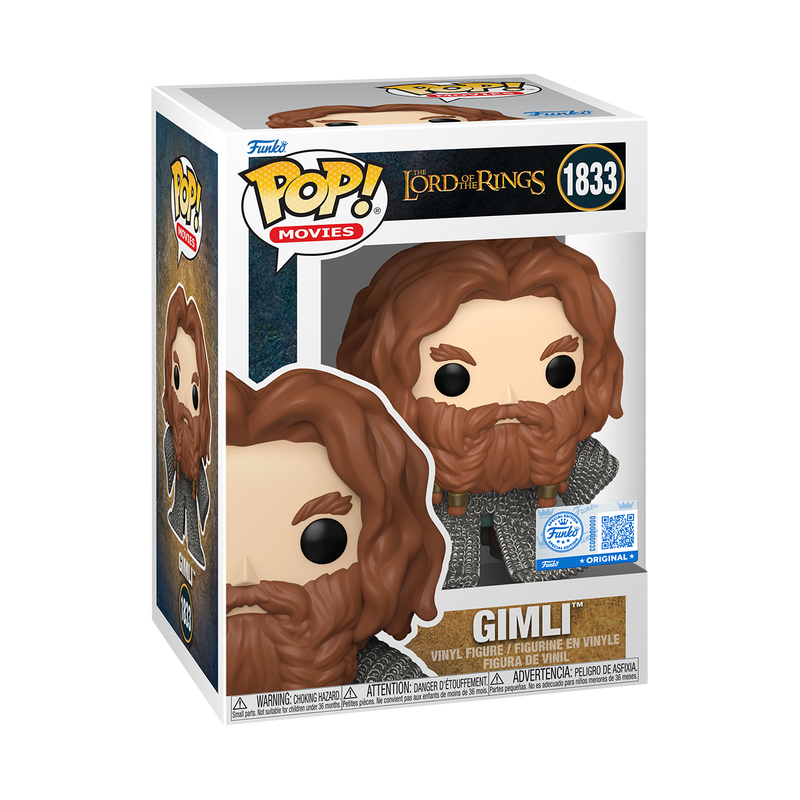 THE LORD OF THE RINGS: GIMLI (CHAINMAIL ARMOR) (EXCLUSIVE) VINYL FIGURE #1833