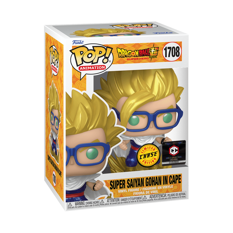 DRAGON BALL GOHAN IN CAPE (CHASE) (EXCLUSIVE) VINYL FIGURE #1708