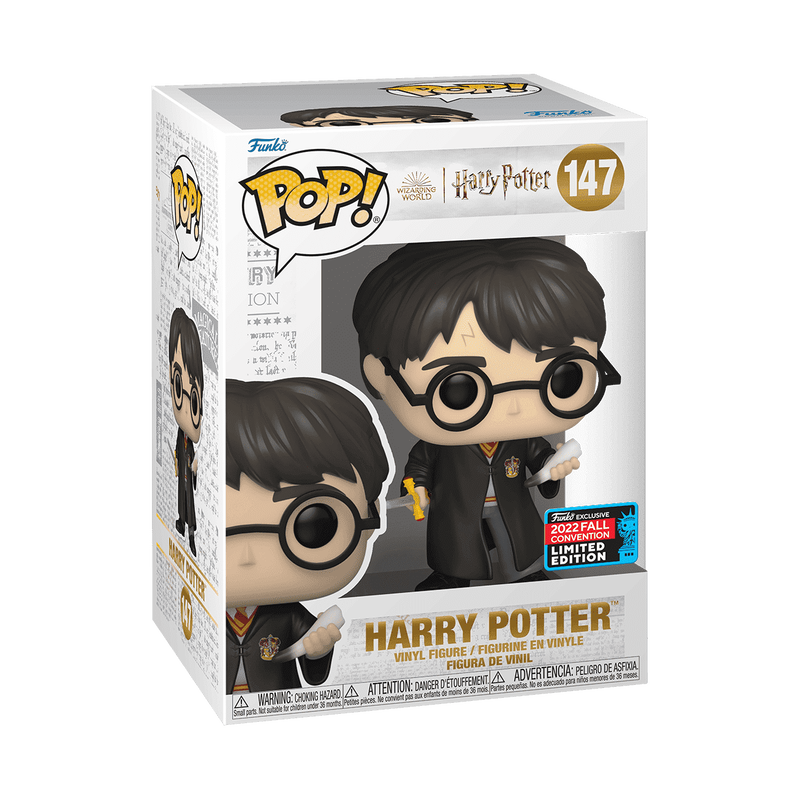 HARRY POTTER: HARRY POTTER WITH BASILISK FANG AND SWORD (2022 FALL CONVENTION LIMITED) VINYL FIGURE #147