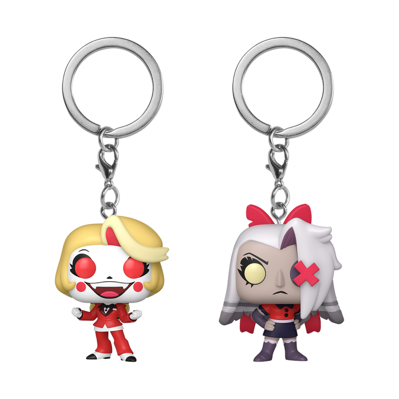 HAZBIN HOTEL: POCKET CHARLIE & VAGGIE (EXCLUSIVE) POP! KEYCHAIN 2-PACK