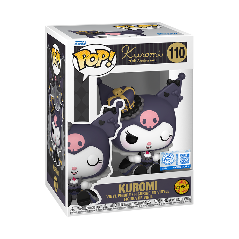 SANRIO KUROMI ROYAL OUTFIT 20TH ANNIVERSARY (CHASE) (EXCLUSIVE) VINYL FIGURE #110