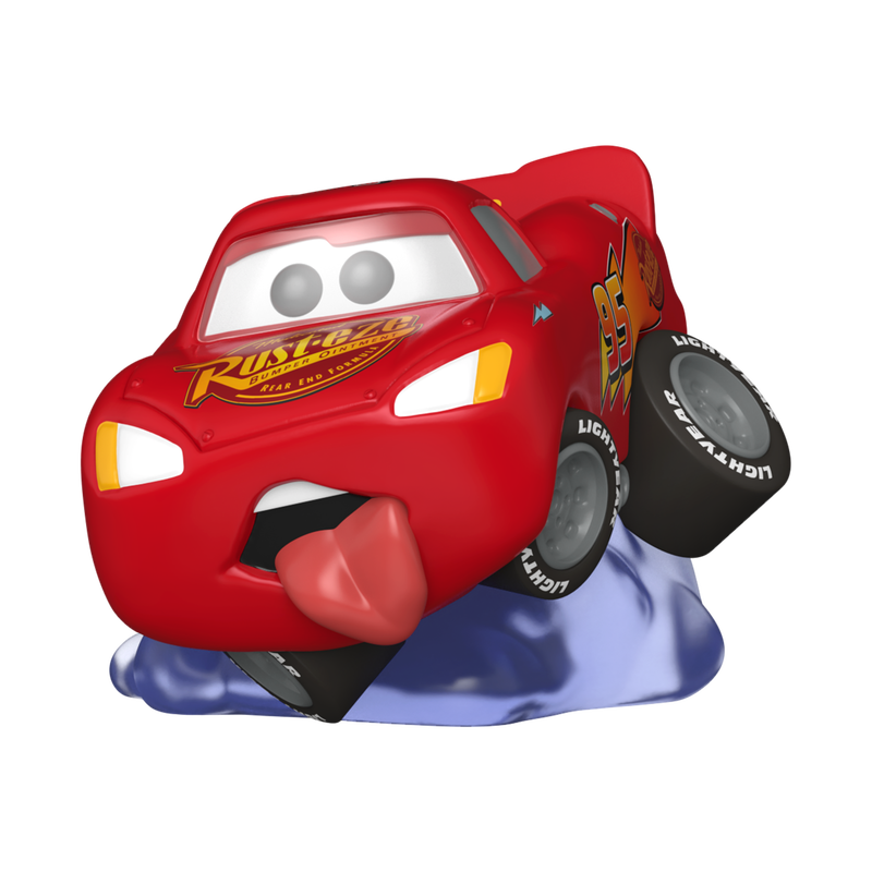 PIXAR CARS: LIGHTNING MCQUEEN (LEAPING) (EXCLUSIVE) VINYL FIGURE #1800
