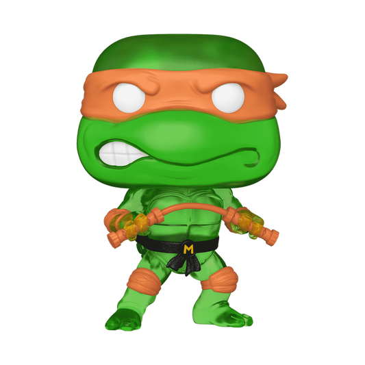 TEENAGE MUTANT NINJA TURTLES: MICHELANGELO (TRANSLUCENT GREEN) (EXCLUSIVE) VINYL FIGURE #1701