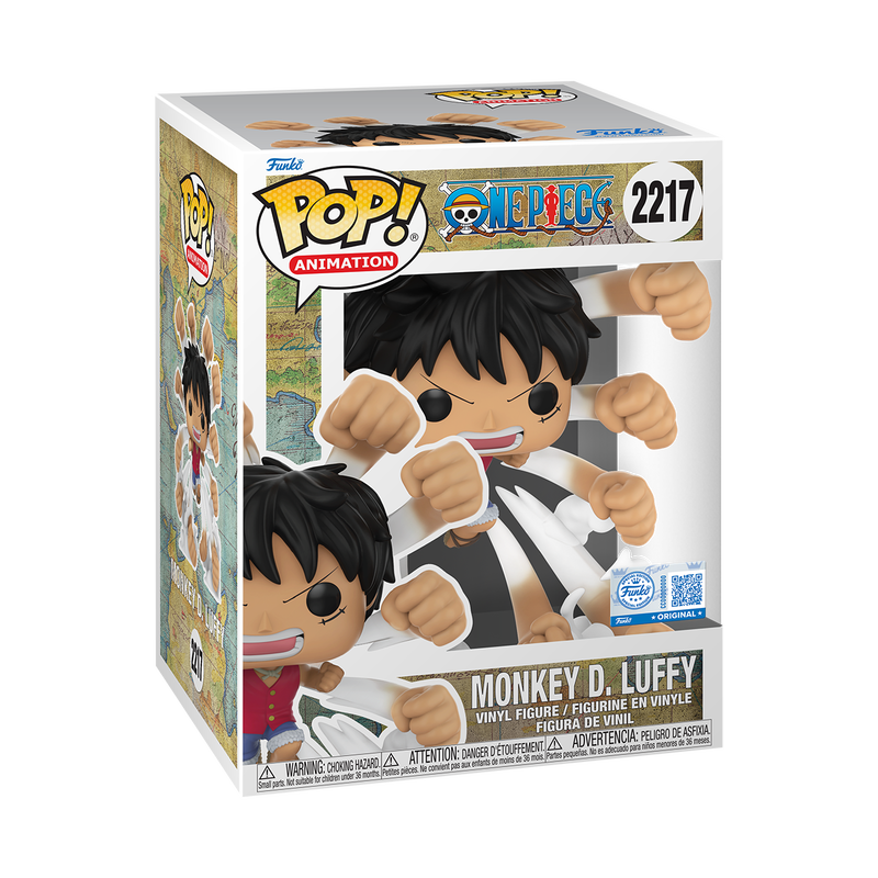 ONE PIECE: MONKEY D. LUFFY (GUM GUM GATLING) (EXCLUSIVE) 6-IN VINYL FIGURE #2217