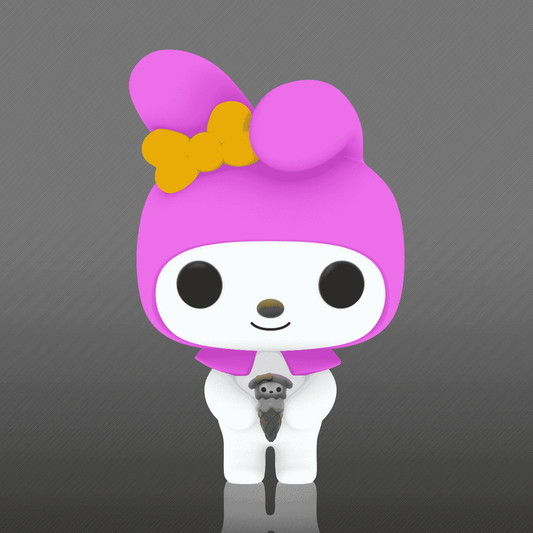 HELLO KITTY AND FRIENDS: MY MELODY WITH ICE CREAM (GLOW) (EXCLUSIVE) VINYL FIGURE #91