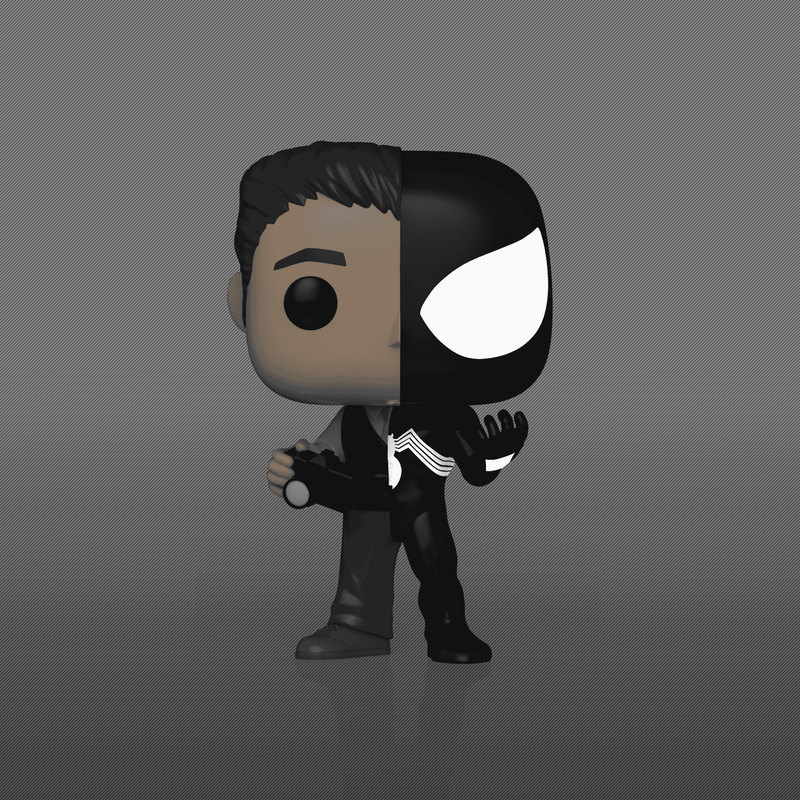 MARVEL: PETER PARKER / SYMBIOTE SUIT (GLOW-IN-THE-DARK) (CHASE) (EXCLUSIVE) VINYL FIGURE #1478