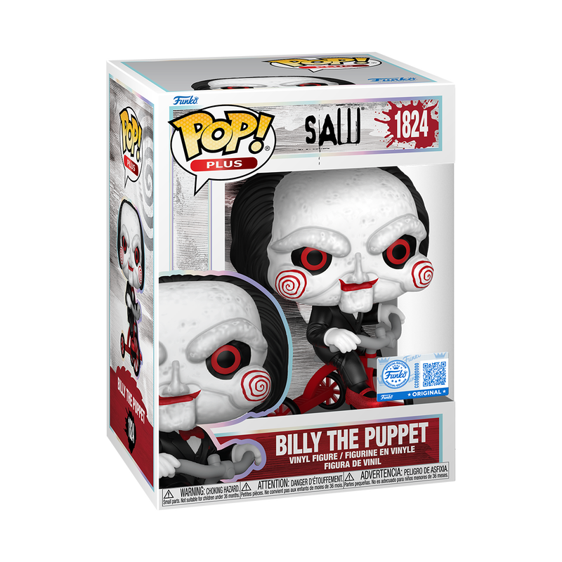 SAW: BILLY THE PUPPET ON TRICYCLE (EXCLUSIVE) VINYL FIGURE #1824