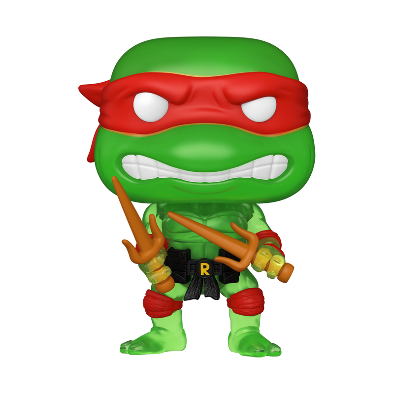 TEENAGE MUTANT NINJA TURTLES: RAPHAEL (TRANSLUCENT GREEN) (EXCLUSIVE) VINYL FIGURE #1703