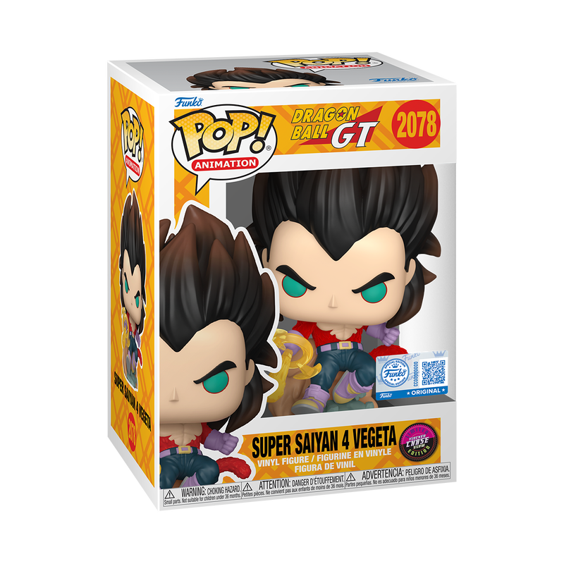 DRAGON BALL: SUPER SAIYAN 4 VEGETA (FLOCKED) (CHASE) (EXCLUSIVE) VINYL FIGURE #2078