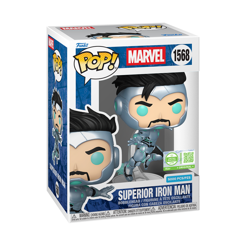 MARVEL: SUPERIOR IRON MAN (5,000 PCS LIMITED) VINYL FIGURE #1568
