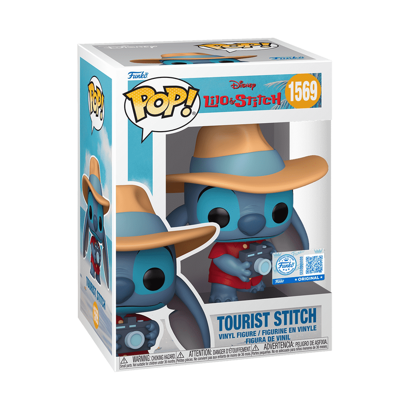 LILO & STITCH: TOURIST STITCH (EXCLUSIVE) VINYL FIGURE #1569