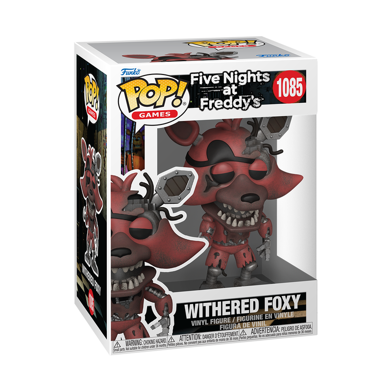 FIVE NIGHTS AT FREDDY'S: WITHERED FOXY VINYL FIGURE #1085