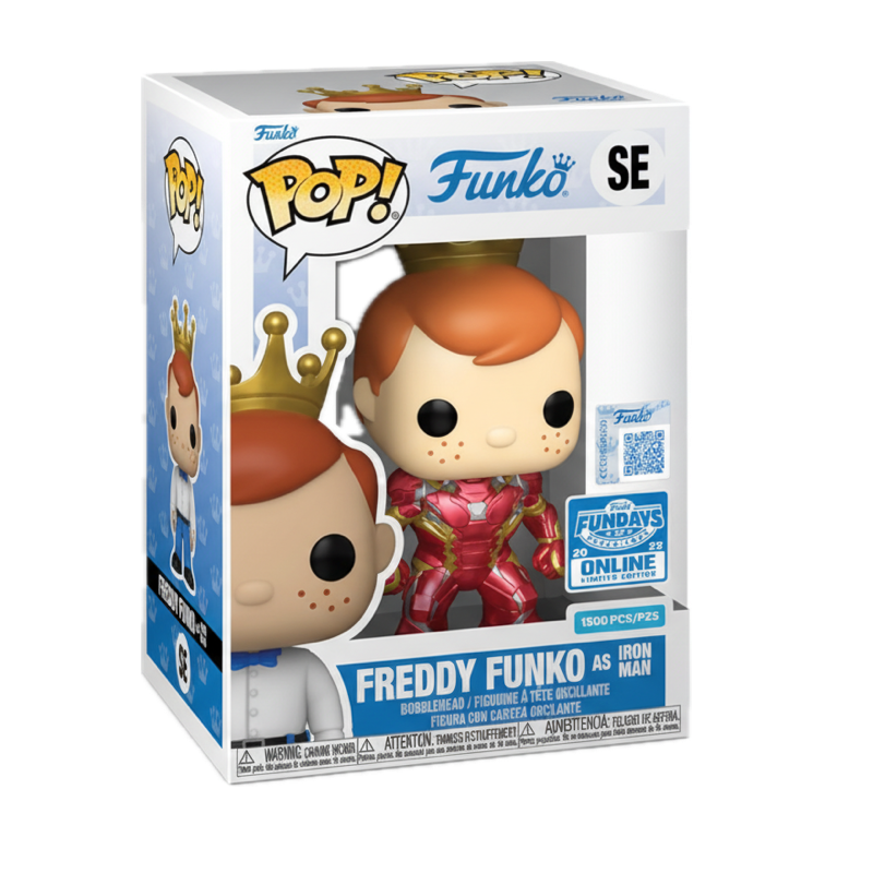 FREDDY AS IRON MAN (1,500 PCS LIMITED) VINYL FIGURE 2025 FUNDAY SE