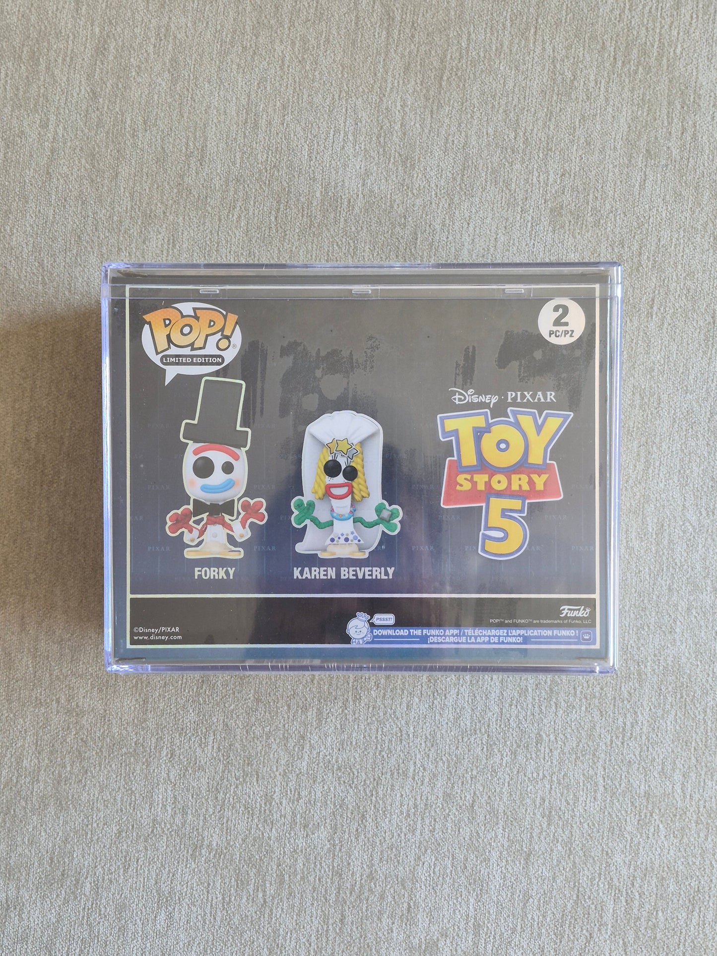 TOY STORY: FORKY AND KAREN BEVERLY (3,500 PCS LIMITED) 2-PACK VINYL FIGURES WITH PROTECTOR