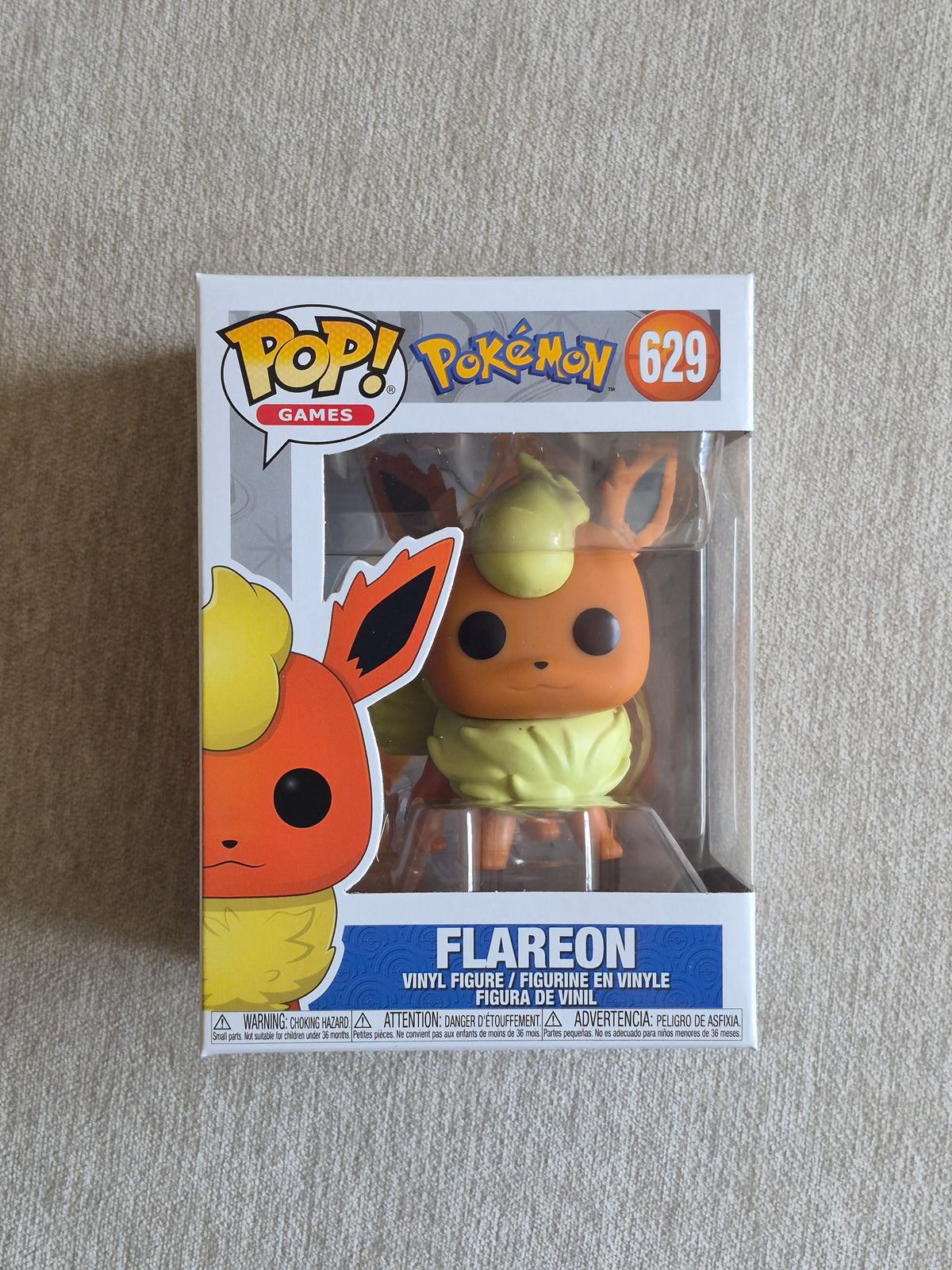 POKÉMON: FLAREON VINYL FIGURE #629