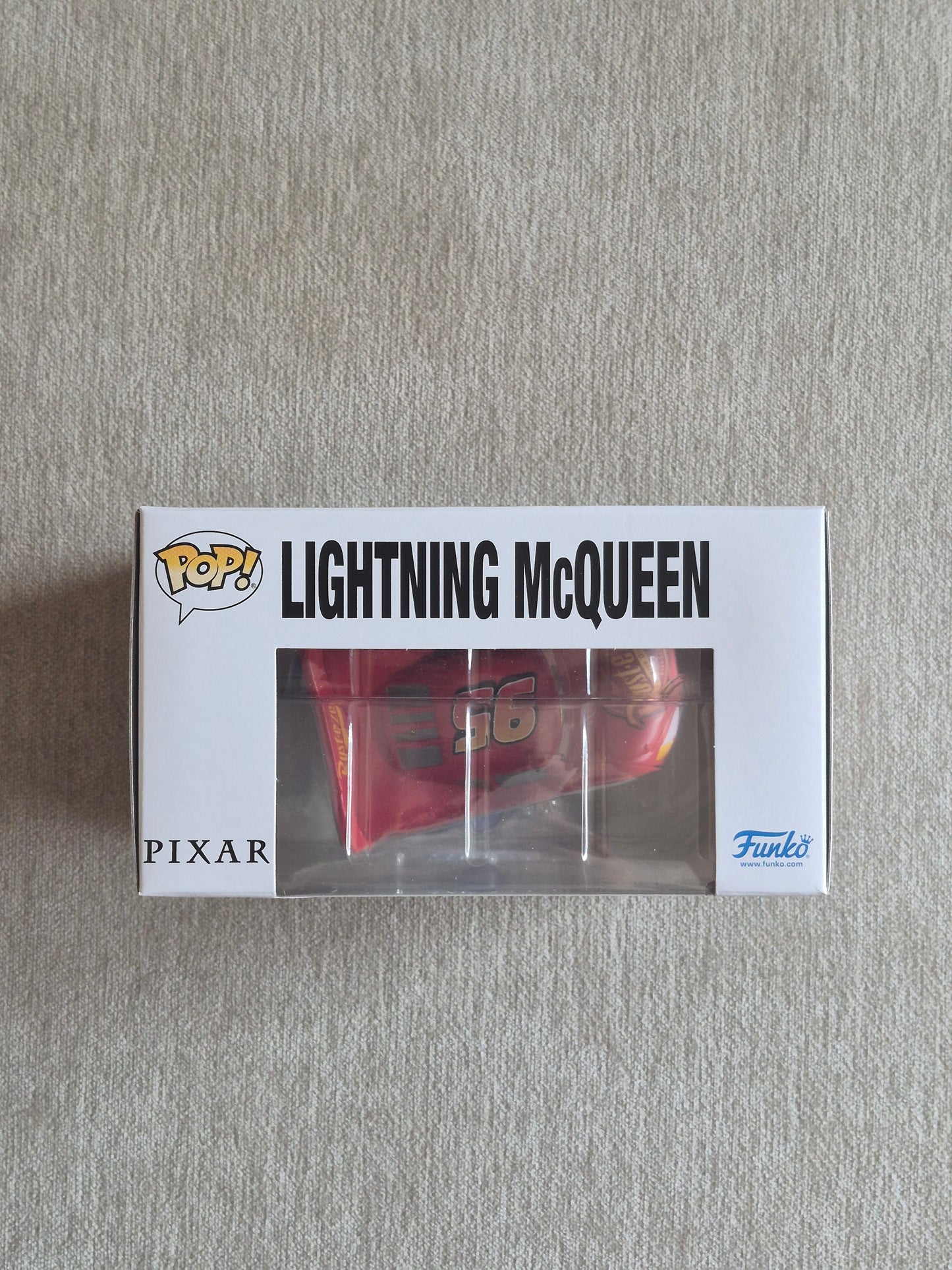 PIXAR CARS: LIGHTNING MCQUEEN (LEAPING) (EXCLUSIVE) VINYL FIGURE #1800