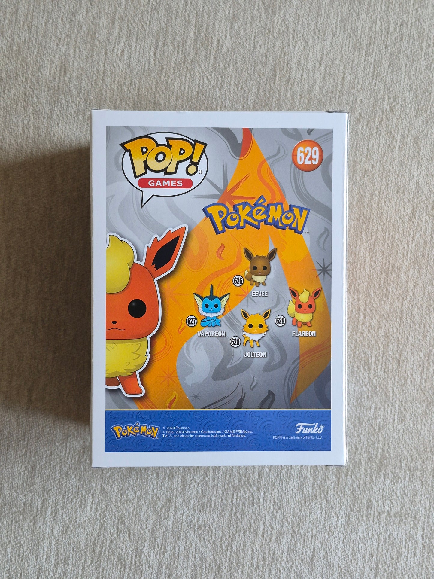 POKÉMON: FLAREON VINYL FIGURE #629